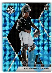 2021 Panini Mosaic Rookie Reactive Blue Mosaic Luis Campusano #248